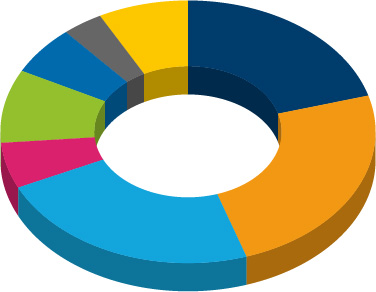 Fiscal Year 2023 Pie Chart for Parking Permit Fees