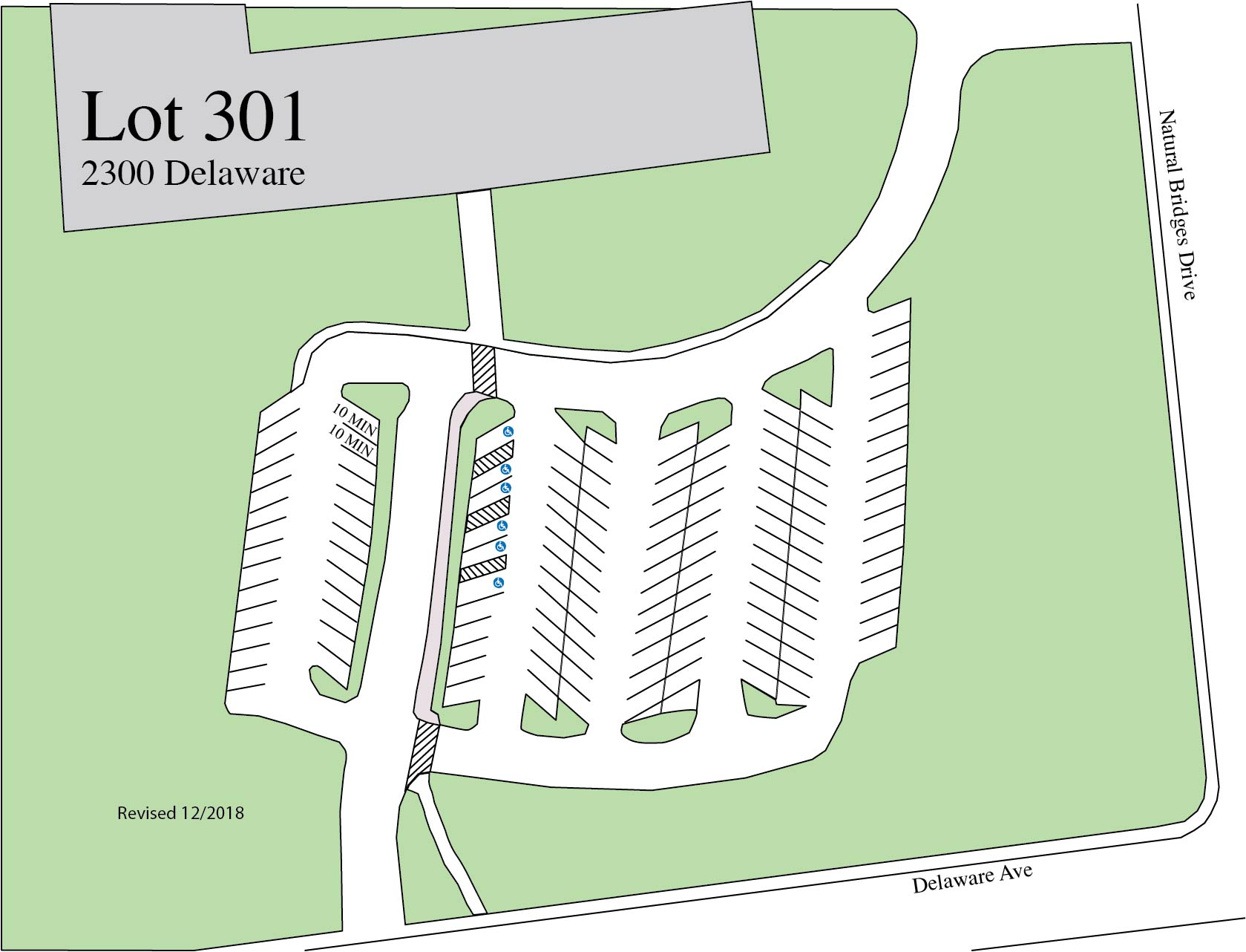 2300 Delaware Parking Map