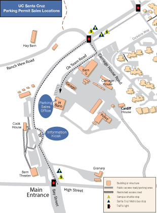 map of parking permit sales locations